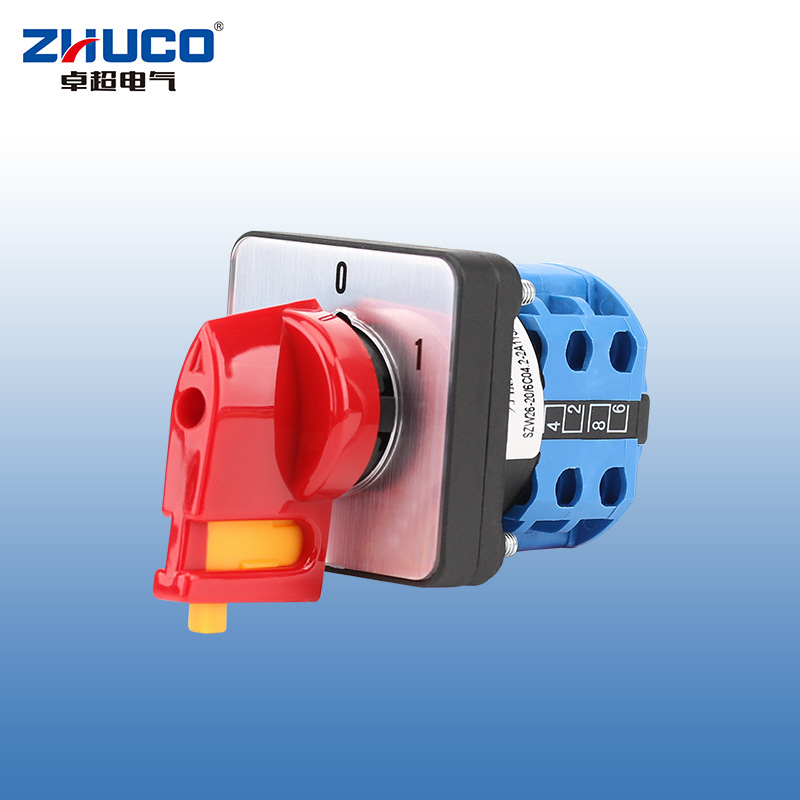 ZHUCO SZW26-20/C04.2-2A11SAE0496220-1F Interruptor de cambio de dos posiciones y dos secciones con bloqueo por empuje