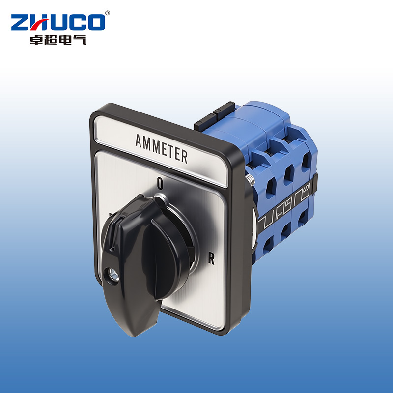 ZHUCO SZW26-20/LH3.3 Interruptor de cambio de corriente de tres canales de tres posiciones y tres posiciones con panel largo redondo 0RST