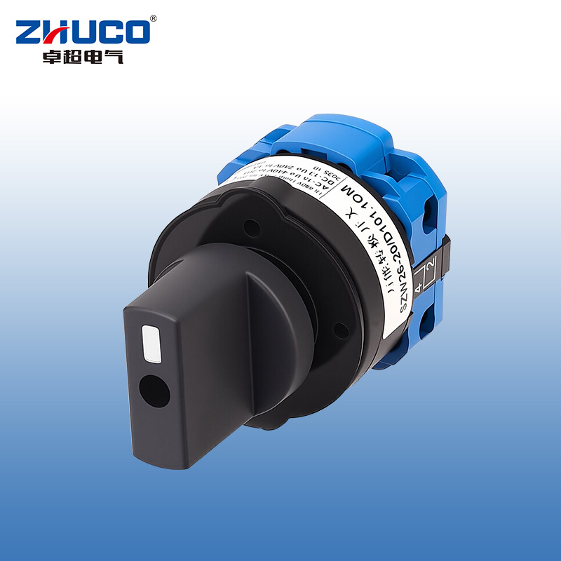 ZHUCO SZW26-20/D101.1OM Interruptor de cambio de montaje de dos orificios, una sección y tres posiciones