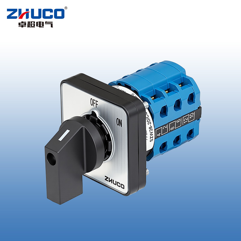 ZHUCO SZW26-20/C06.3 OFF-ON Interruptor de encendido/apagado de dos posiciones y tres secciones