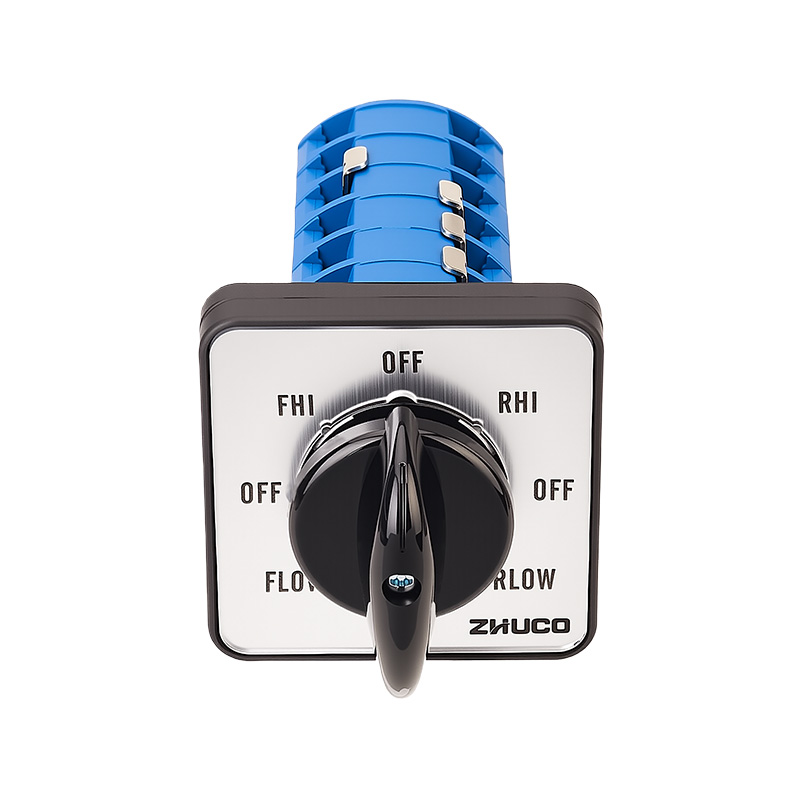 ZHUCO SZW26-25/7206.6 Interruptor de cambio de fresadora de alta/baja velocidad delantera/inversa de seis secciones y ocho posiciones