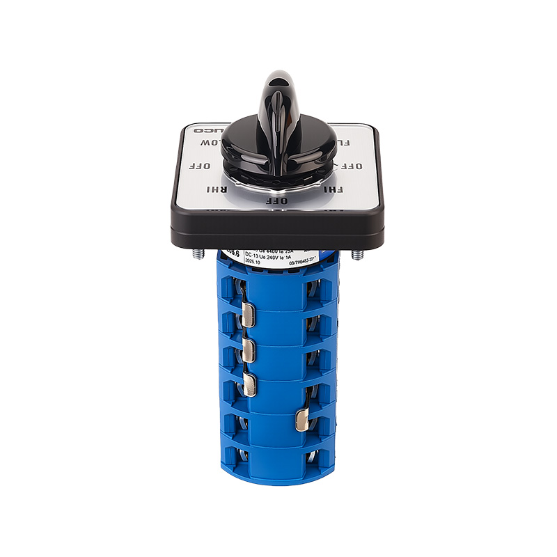 ZHUCO SZW26-25/7206.6 Interruptor de cambio de fresadora de alta/baja velocidad delantera/inversa de seis secciones y ocho posiciones