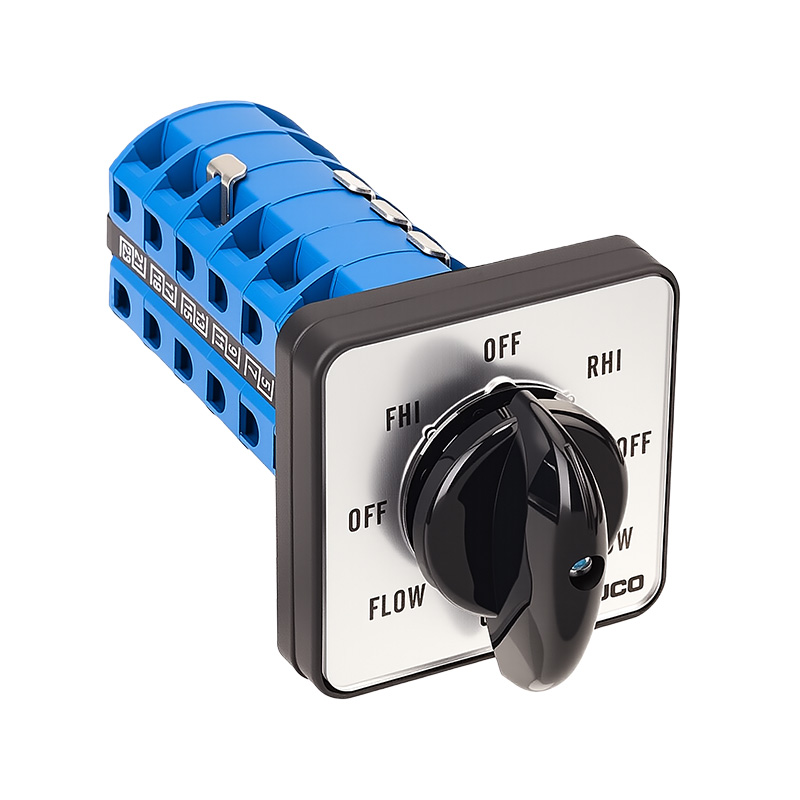 ZHUCO SZW26-25/7206.6 Interruptor de cambio de fresadora de alta/baja velocidad delantera/inversa de seis secciones y ocho posiciones