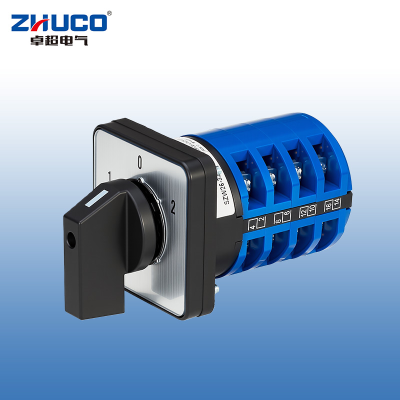 ZHUCO SZW26-32 D404.4 1-0-2 Interruptor de cambio de cuatro secciones y tres posiciones
