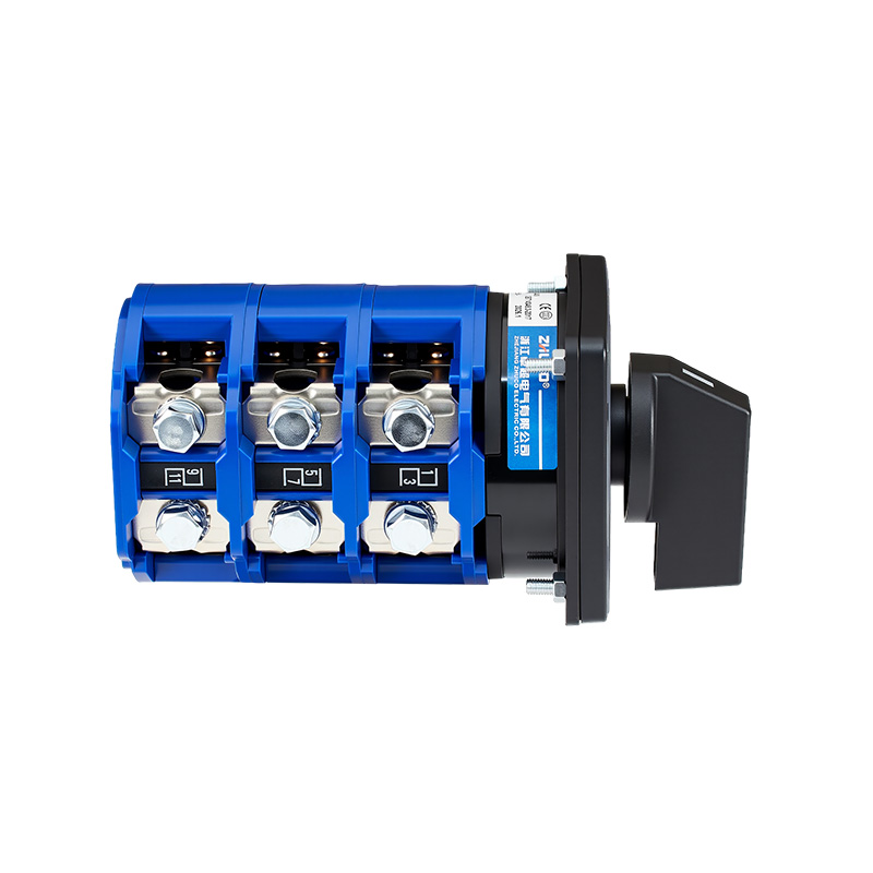 ZHUCO SZW26-160/D303.3 1-0-2 Interruptor de cambio de alta corriente de tres posiciones y tres secciones ZHUCO SZW26-160/D303.3 1-0-2 Interruptor de cambio de alta corriente de tres posiciones y tres secciones