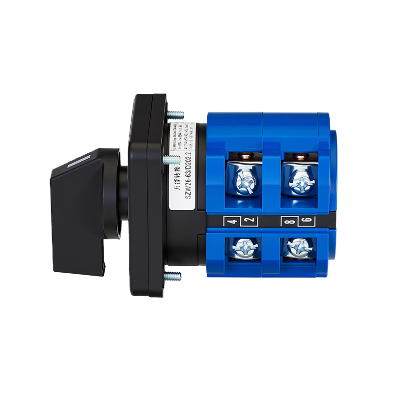 ZHUCO SZW26-63/D202.2 Interruptor de cambio de tres polos y tres posiciones 1-0-2