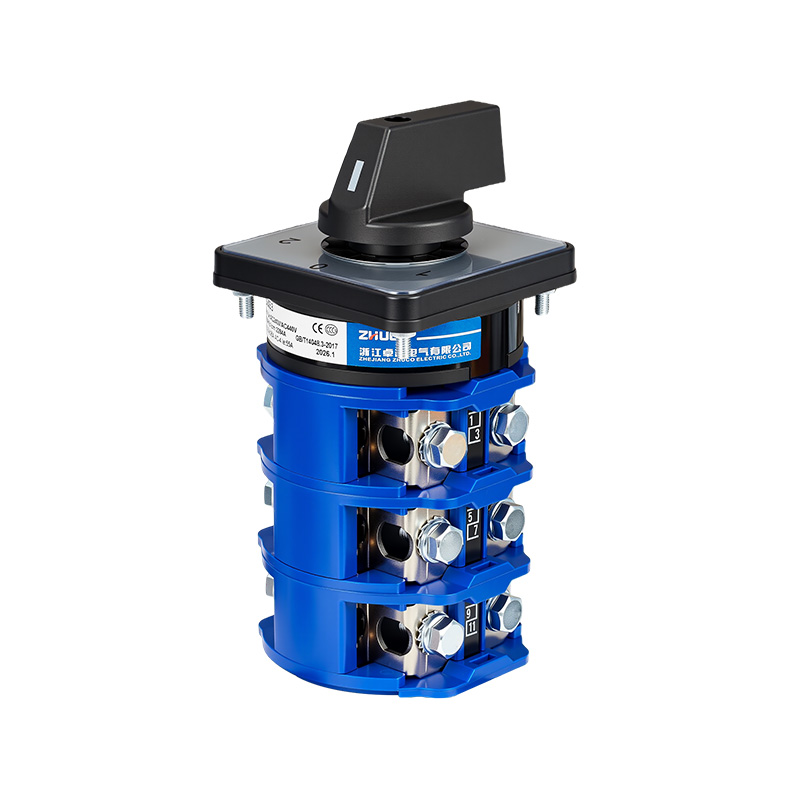 ZHUCO SZW26-160/D303.3 1-0-2 Interruptor de cambio de alta corriente de tres posiciones y tres secciones ZHUCO SZW26-160/D303.3 1-0-2 Interruptor de cambio de alta corriente de tres posiciones y tres secciones