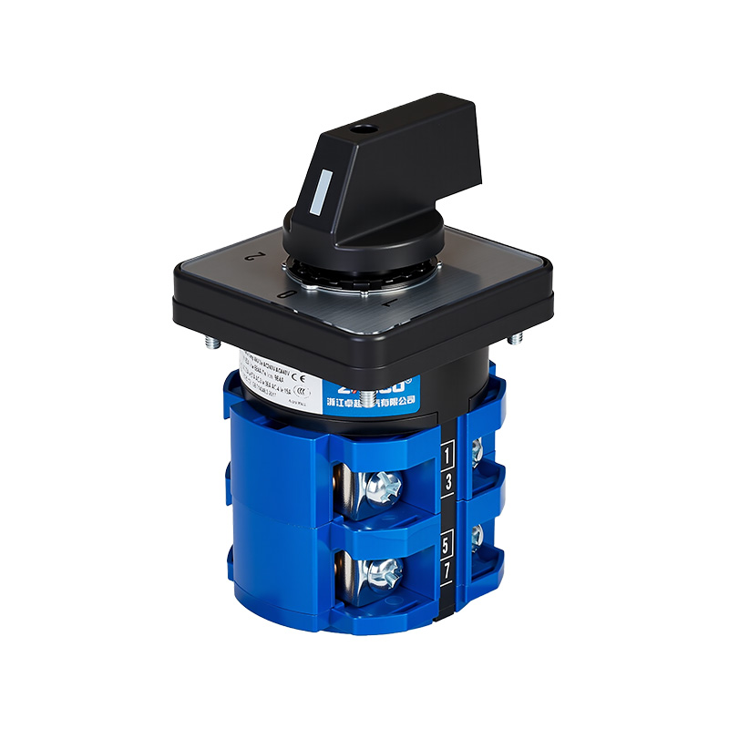 ZHUCO SZW26-63/D202.2 Interruptor de cambio de tres polos y tres posiciones 1-0-2