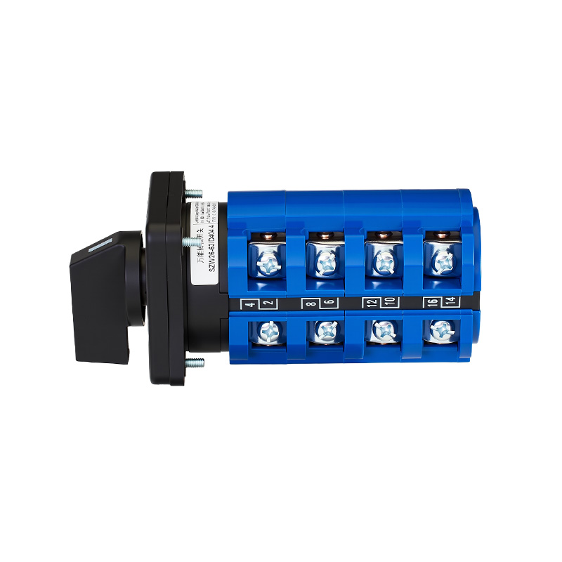 ZHUCO SZW26-63/D404.4 1-0-2 Interruptor de cambio de cuatro polos y tres posiciones
