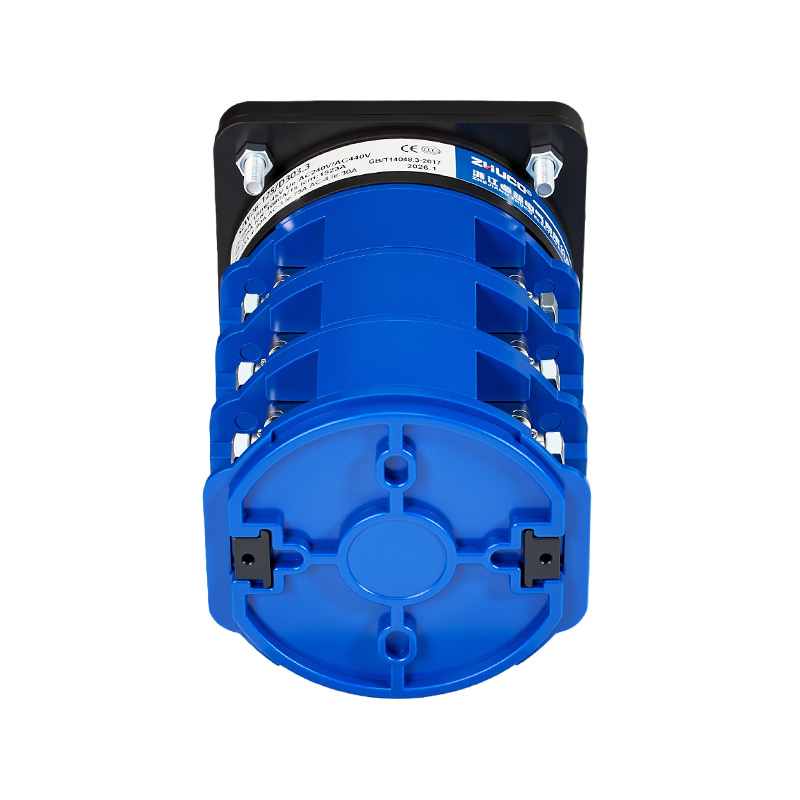 ZHUCO SZW26-125/D303.3 1-0-2 Interruptor de cambio de tres posiciones y tres secciones