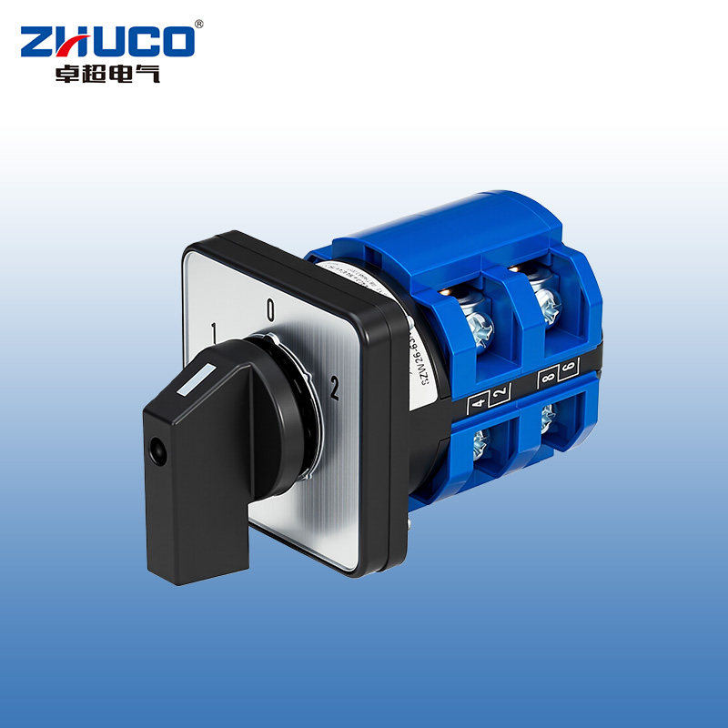 ZHUCO SZW26-63/D202.2 Interruptor de cambio de tres polos y tres posiciones 1-0-2