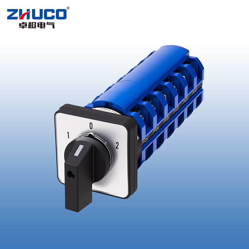ZHUCO SZW26-63/D606.6 1-0-2 Interruptor de cambio de seis secciones y tres posiciones