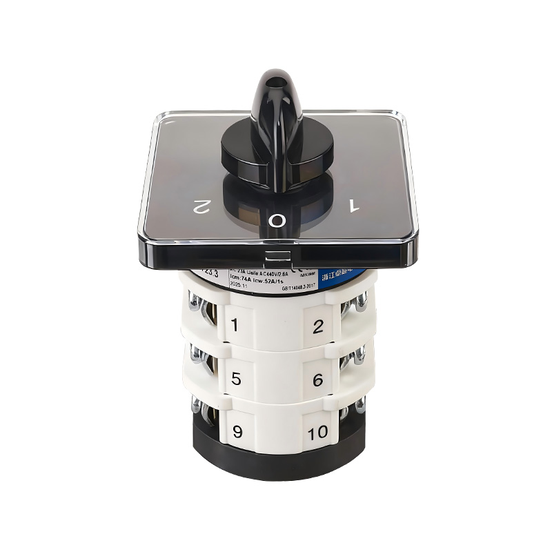 ZHUCO SZL9-32/D0723.3 Interruptor selector 102 de tres posiciones y tres secciones 32A/3P