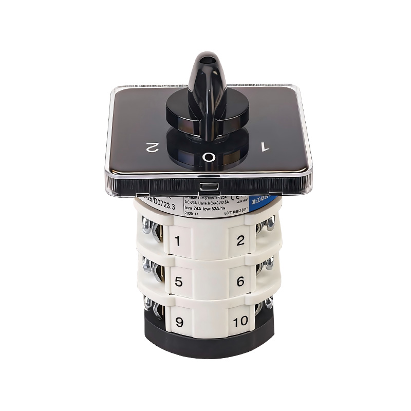 Interruptor de cambio ZHUCO SZL9-25/D0723.3 25A/3P de tres polos y tres posiciones 102 Interruptor de cambio ZHUCO SZL9-25/D0723.3 25A/3P de tres polos y tres posiciones 102