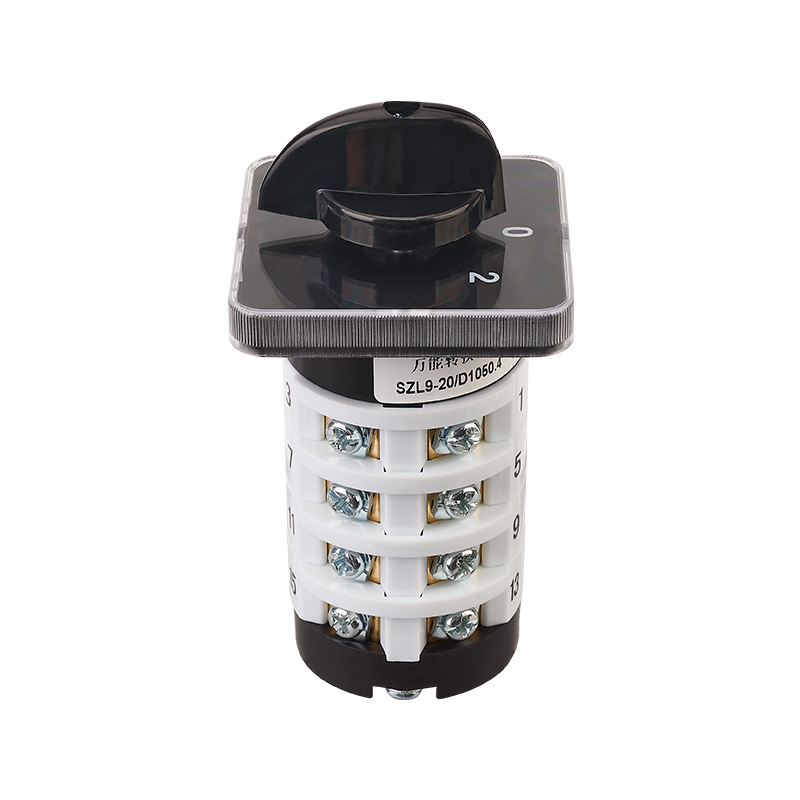 Interruptor de cambio ZHUCO SZL9-20/D1050.4 20A/4P de cuatro polos y tres posiciones 102 Interruptor de cambio ZHUCO SZL9-20/D1050.4 20A/4P de cuatro polos y tres posiciones 102