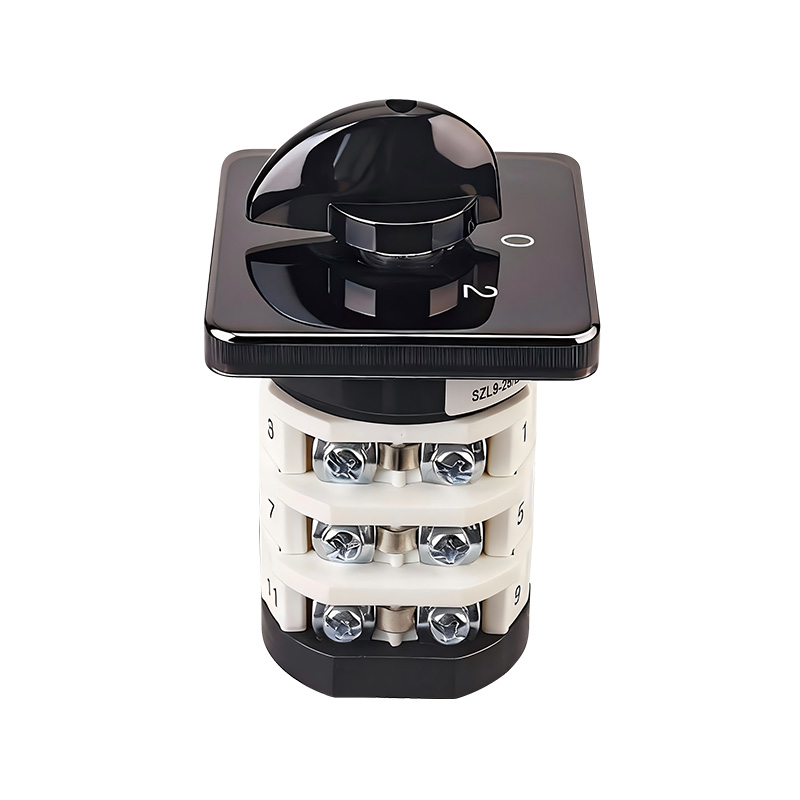 Interruptor de cambio ZHUCO SZL9-25/D0723.3 25A/3P de tres polos y tres posiciones 102 Interruptor de cambio ZHUCO SZL9-25/D0723.3 25A/3P de tres polos y tres posiciones 102