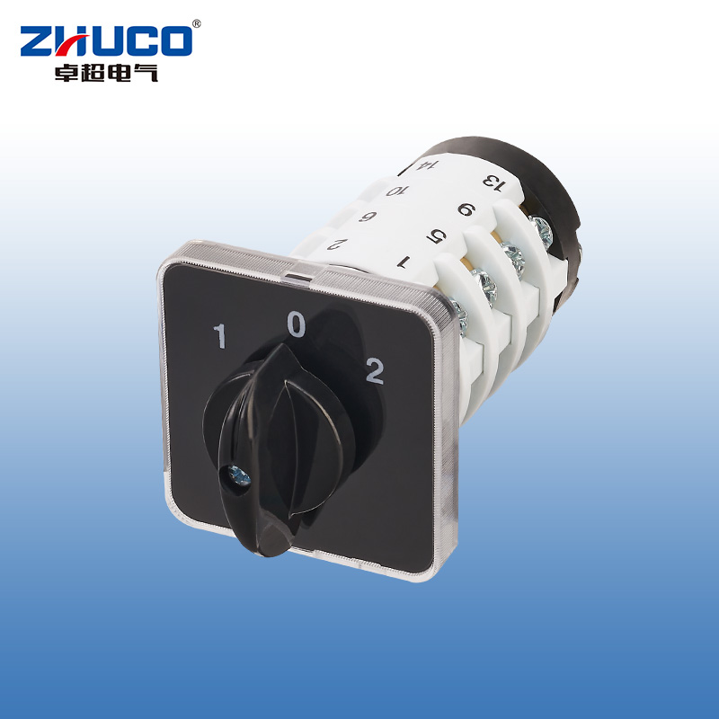Interruptor de cambio ZHUCO SZL9-20/D1050.4 20A/4P de cuatro polos y tres posiciones 102