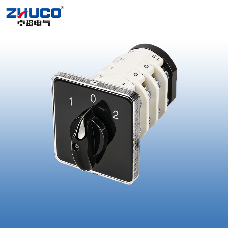 Interruptor de cambio ZHUCO SZL9-32/D1050.4 32A/4P de cuatro polos y tres posiciones 102
